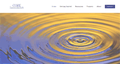 Desktop Screenshot of coretransformation.org